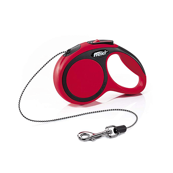 Flexi Comfort Red Retractable Leash - Cord - Pisces Pet Emporium