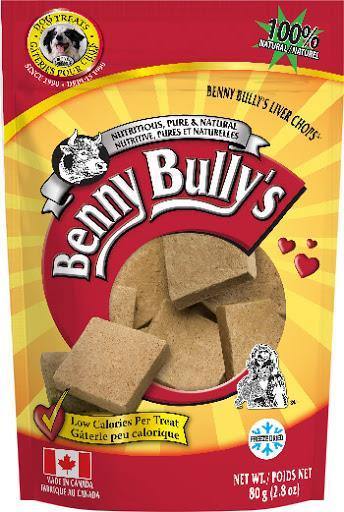 Benny Bullys Liver Chops 80g - Pisces Pet Emporium