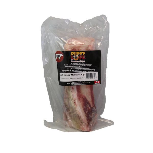 Puppy Love Frozen Beef Center Marrow - Large - Pisces Pet Emporium