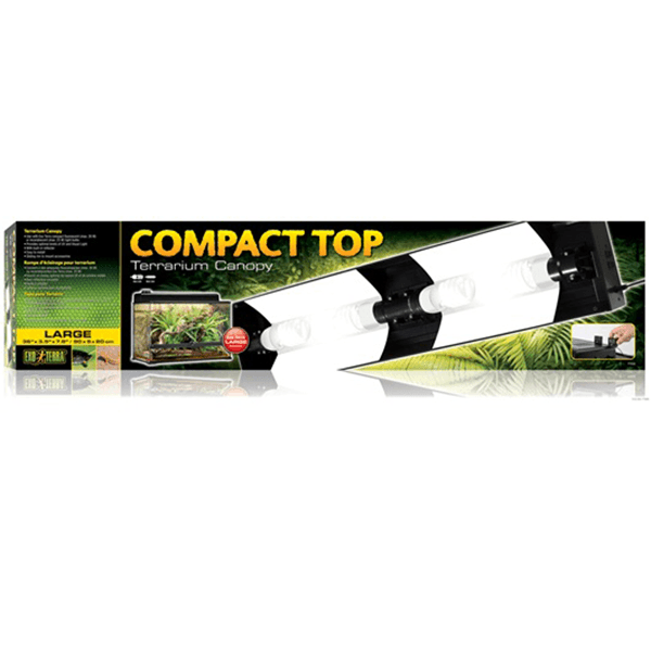 Exo Terra Compact Top Large - 36" x 3.5" x 7.8" - Pisces Pet Emporium