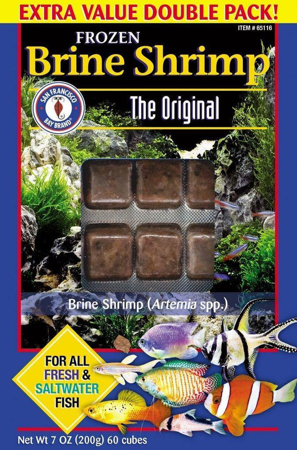 San Fransisco Bay Brine Shrimp Cube Value Pack 7oz - Pisces Pet Emporium