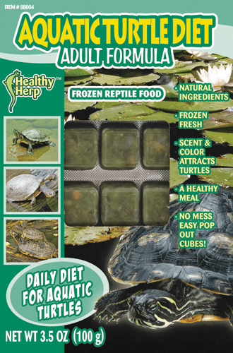 Aquatic Turtle Diet - Adult Formula Frozen Cubes 100g - Pisces Pet Emporium