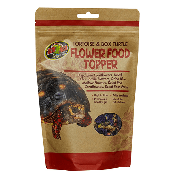 Zoo Med Tortoise & Box Turtle Flower Food Topper - Pisces Pet Emporium
