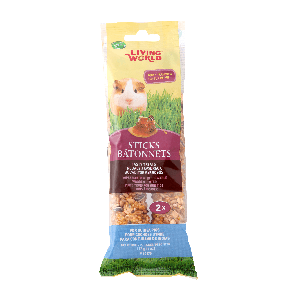 Living World Guinea Pig Sticks - Pisces Pet Emporium