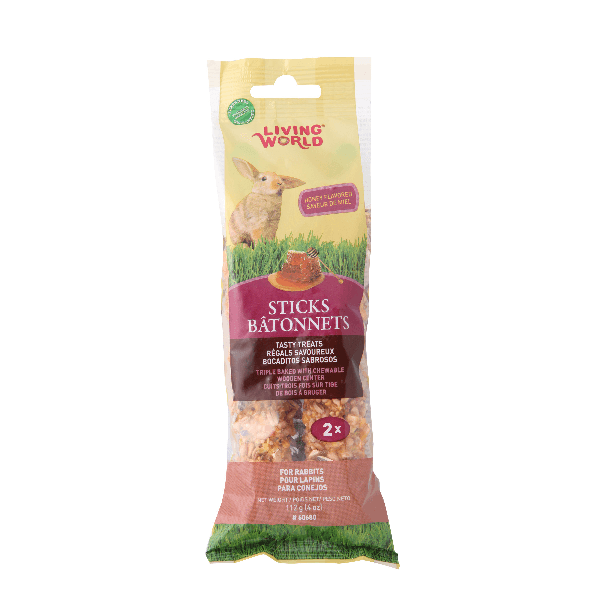 Living World Rabbit Sticks - Pisces Pet Emporium