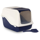 Bergamo Ariel Top-Free Cat Litter Pan w Scoop | Pisces