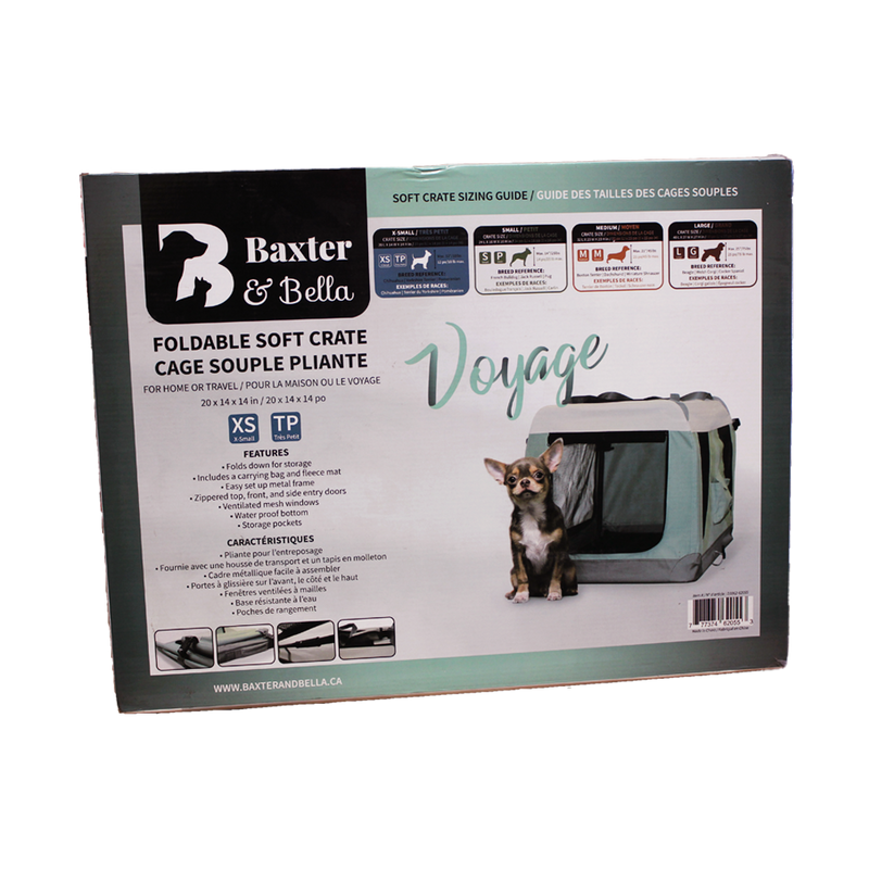 Baxter & Bella Soft Crate - Pisces Pet Emporium