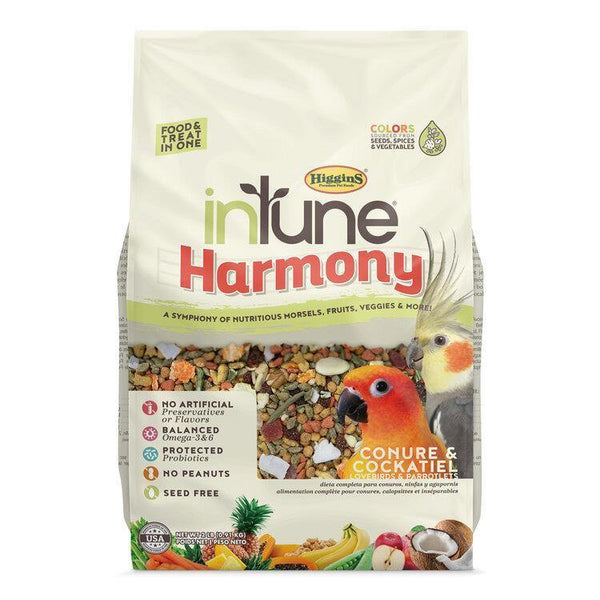 Higgins inTune Harmony - Conure & Cockatiel - Pisces Pet Emporium