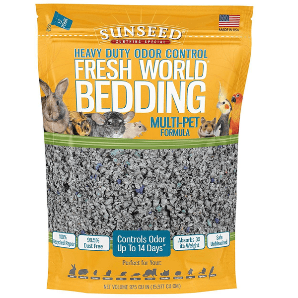 Sun Seed Fresh World Bedding Multi-Pet - Grey - Pisces Pet Emporium