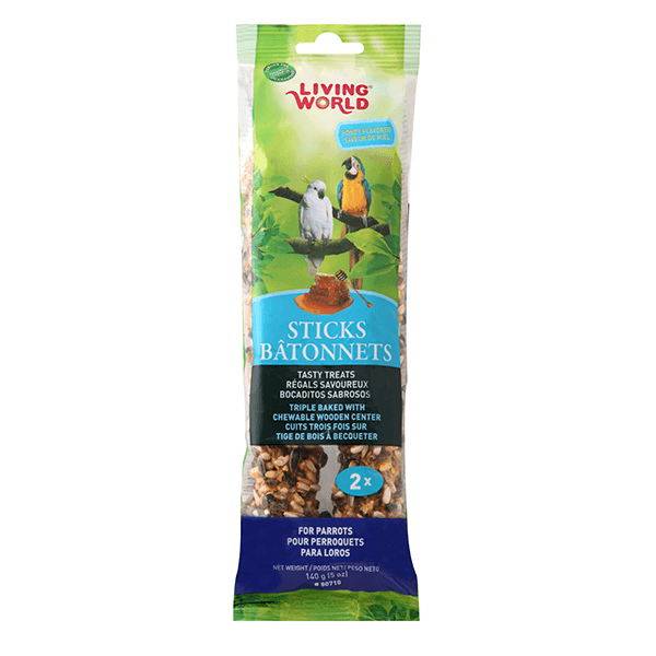 Living World Parrot Sticks - Pisces Pet Emporium