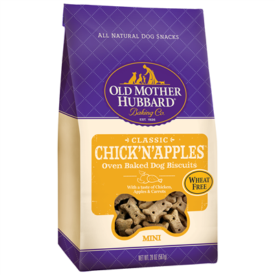 Old Mother Hubbard Classic Oven Baked Chick'n'Apples Mini 567g - Pisces Pet Emporium