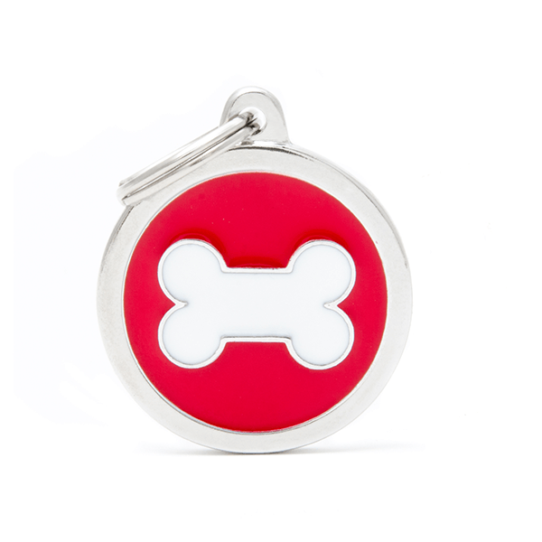 My Family Circle & Bone Pet ID Tag - Pisces Pet Emporium