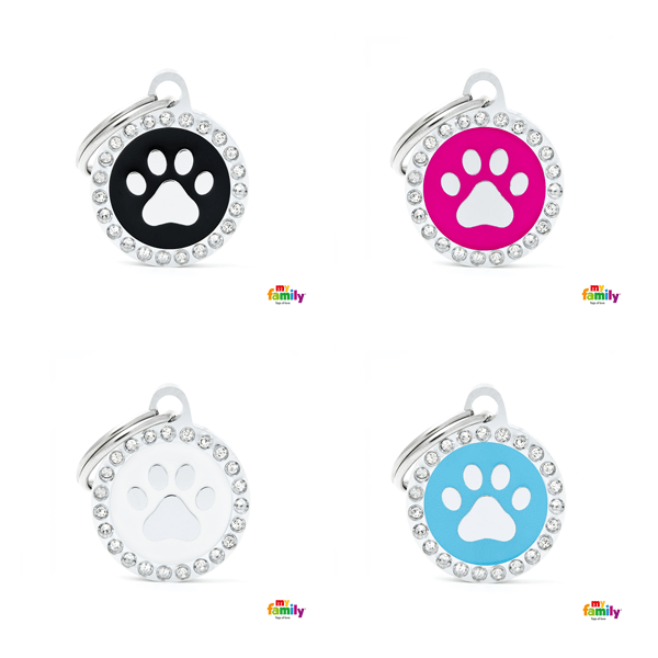 My Family Circle & Paw Pet ID Tag - Pisces Pet Emporium