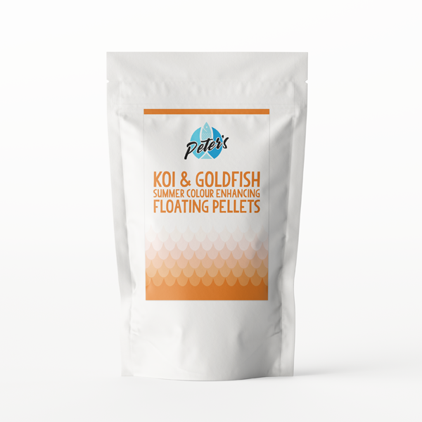 Peter's Koi & Goldfish Summer Colour Enhancing Floating Pellets - Pisces Pet Emporium