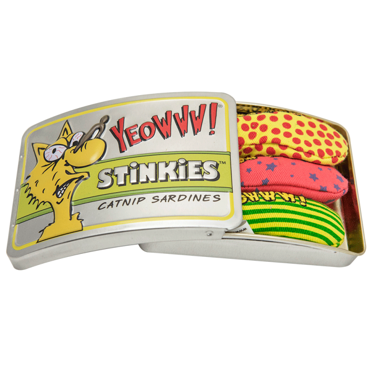 Ducky World Catnip Stinkies Sardines Plush Toy | Pisces