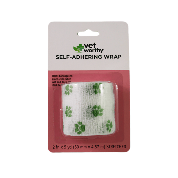 Vet Worthy Self-Adhering Wrap - Paws - Pisces Pet Emporium