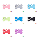 My Family Small Bone Aluminum Pet ID Tag - Pisces Pet Emporium