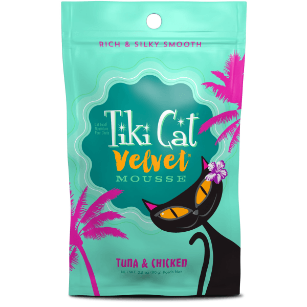 Tiki Cat Velvet Mousse Tuna & Chicken - 80 g Pouch - Pisces Pet Emporium