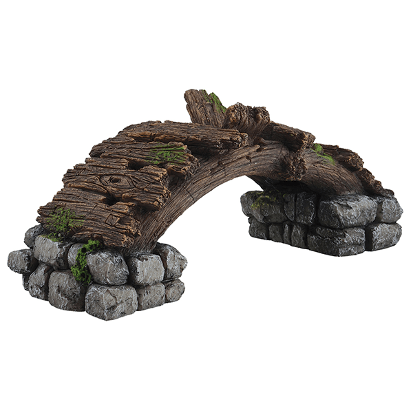 Underwater Treasures Wooden Bridge - Pisces Pet Emporium