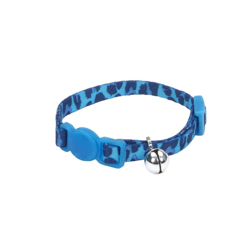 Li'l Pals Kitten Breakaway Collar - Blue Leopard - Pisces Pet Emporium