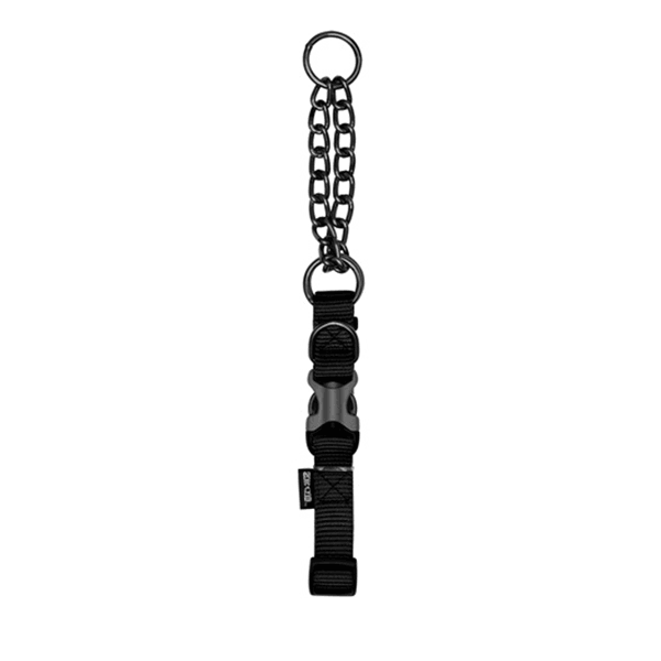 Zeus Charcoal Martingale Collar - Available in 3 Sizes - Pisces Pet Emporium