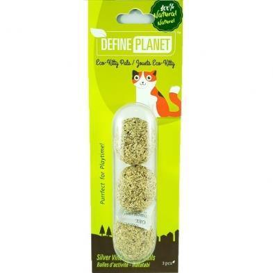 Define Planet Silver Vine Activity Balls 3pk - Pisces Pet Emporium