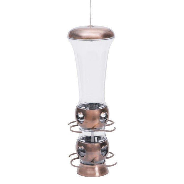 Perky-Pet Select-A-Bird Tube Feeder - Copper - Pisces Pet Emporium
