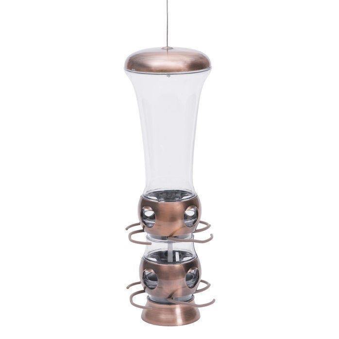 Perky-Pet Select-A-Bird Tube Feeder - Copper - Pisces Pet Emporium