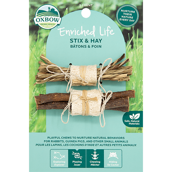 Oxbow Enriched Life Stix & Hay - Pisces Pet Emporium