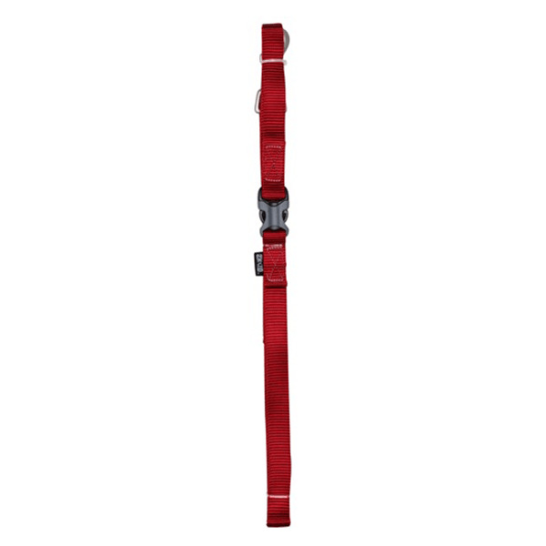 Zeus Deep Red 1.2m Nylon Leash - Available in 4 Sizes - Pisces Pet Emporium