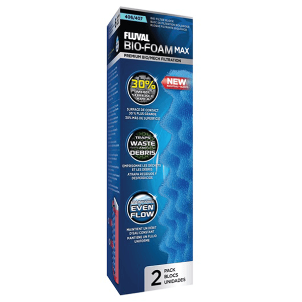 Fluval 406/407 Bio-Foam Max - 2 Pack - Pisces Pet Emporium