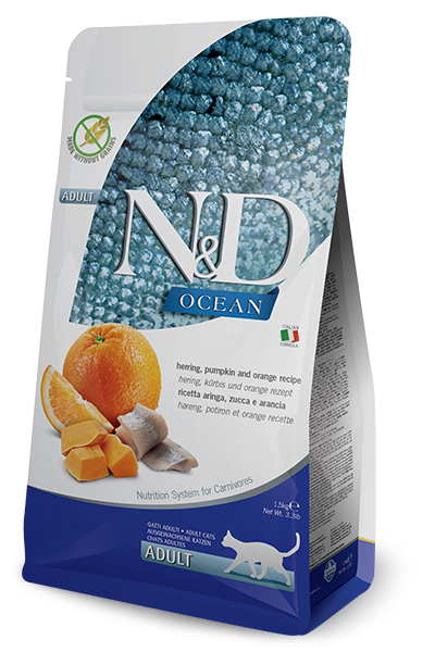 Farmina N&D Cat Food - Herring, Pumpkin & Orange - Pisces Pet Emporium