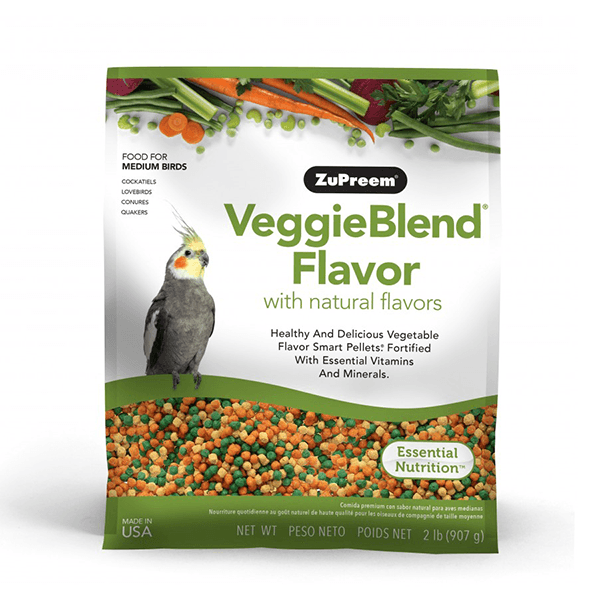 ZuPreem VeggieBlend Medium Birds - 907 g - Pisces Pet Emporium