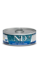 Farmina N&D Cat Food - Sea Bass Sardine & Shrimp 80g - Pisces Pet Emporium