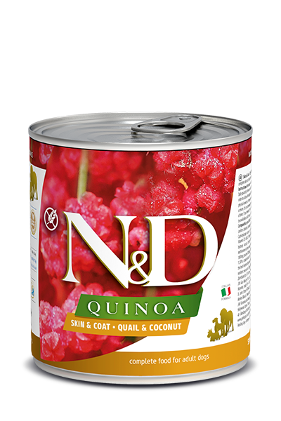 Farmina N&D Skin & Coat Dog Food - Quail & Coconut 285g - Pisces Pet Emporium