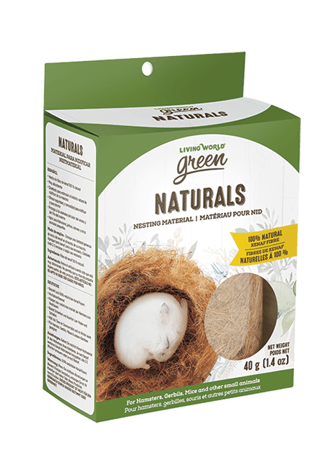 Living World Green Naturals - Kenaf Fibre 40g - Pisces Pet Emporium