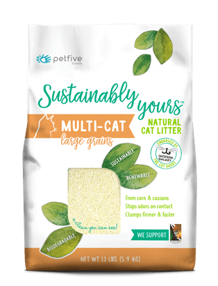 Sustainably Yours Large Grains Cat Litter - Pisces Pet Emporium
