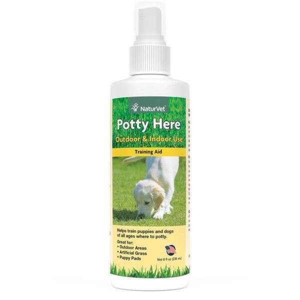 NaturVet Potty Here Training Aid Spray - Pisces Pet Emporium