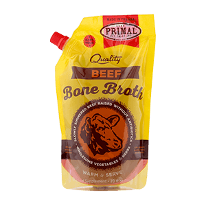 Primal Frozen Bone Broth 20oz - Pisces Pet Emporium