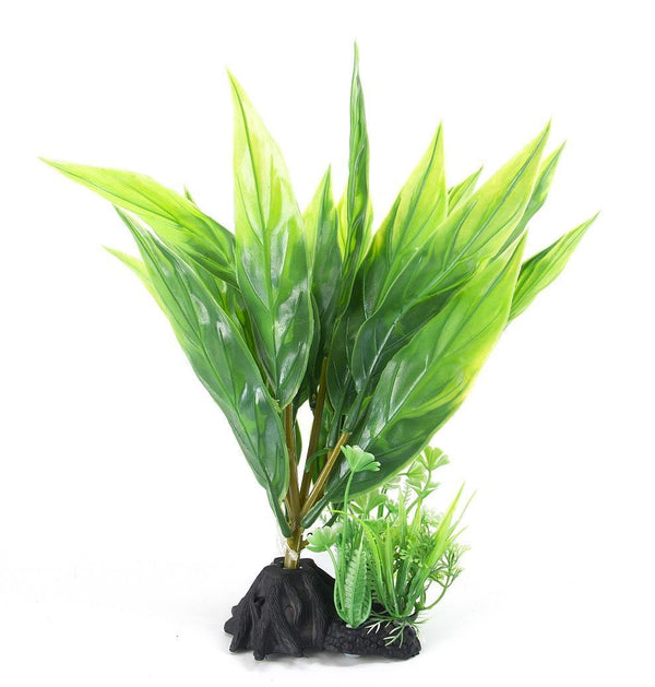 Aqua-Fit Plastic Plant - 8" - Pisces Pet Emporium