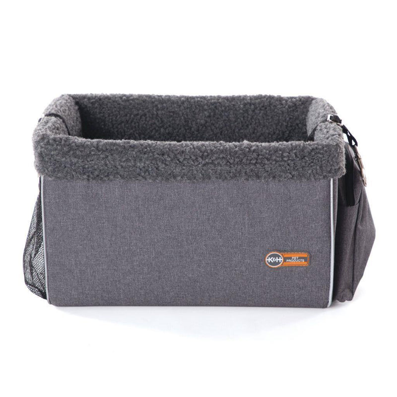 K&H Travel Bike Basket - Grey - Pisces Pet Emporium