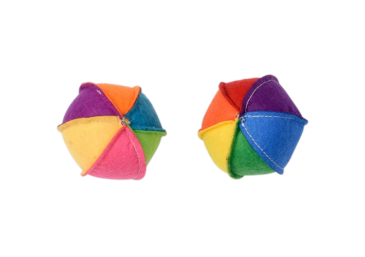 Multipet Felt Beach Ball 1pc - Pisces Pet Emporium