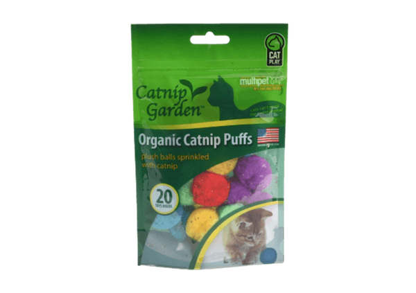 Multipet Catnip Garden Puffs 20-Pack - Pisces Pet Emporium