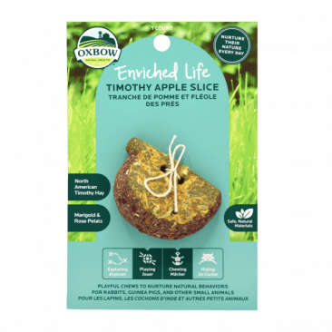 Oxbow Enriched Life - Timothy Apple Slice - Pisces Pet Emporium