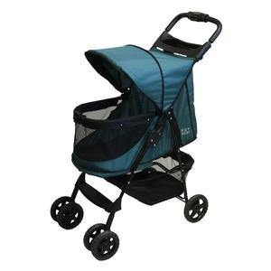 Pet Gear Happy Trails No-Zip Pet Stroller - Emerald Green - Pisces Pet Emporium