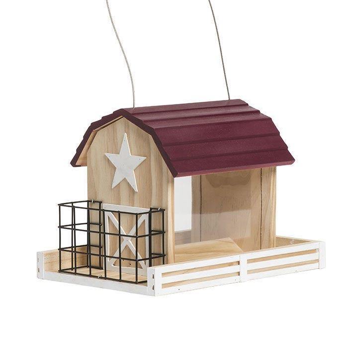 Perky Pet Star Barn Wood Chalet Bird Feeder - Pisces Pet Emporium