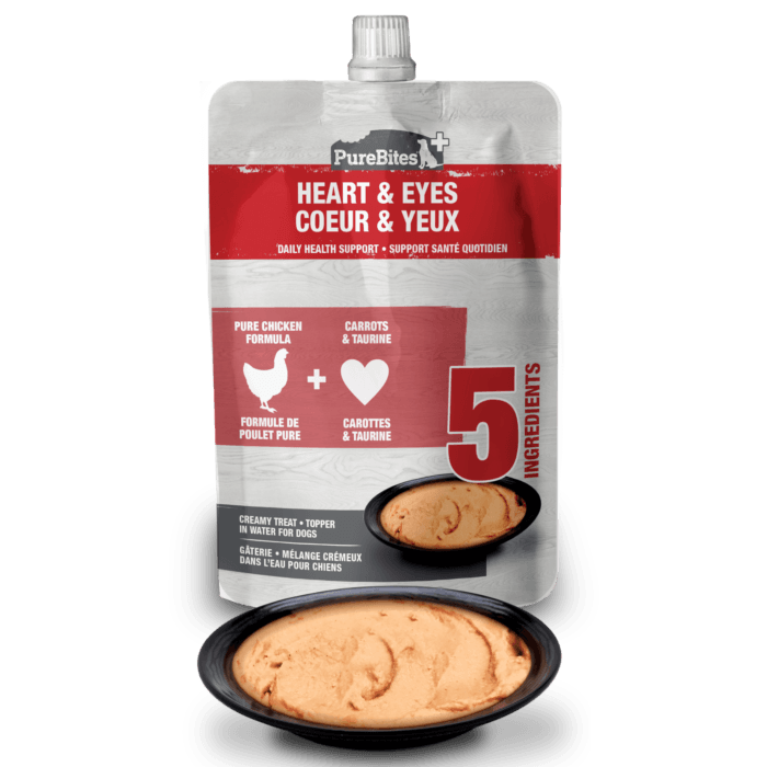 Purebites Squeezables for Dogs - Heart & Eyes 2.5oz - Pisces Pet Emporium