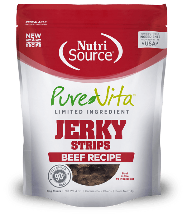 Pure Vita Jerky Treats 4oz - Pisces Pet Emporium