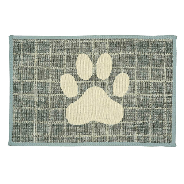 Loving Pets Feeding Mat - Plaid Paw - Pisces Pet Emporium