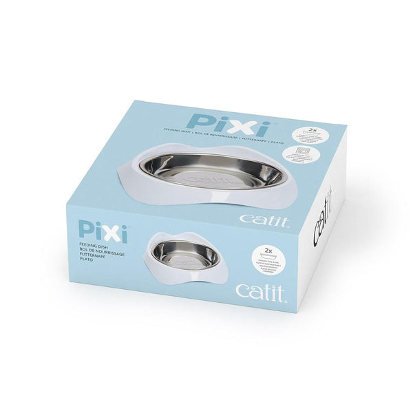 Catit Pixi Feeding Dish Stainless Steel | Pisces